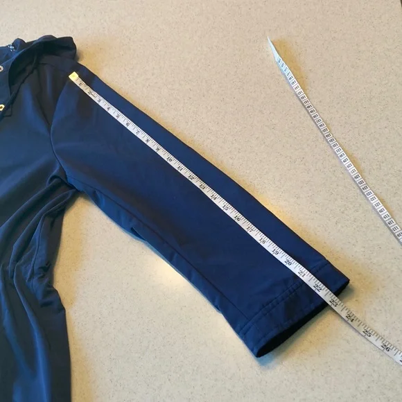 LOFT Navy Hooded NWT Jacket Women Size Large Petite - Picture 8 of 12